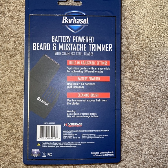Barbasol Grooming Barbasol Battery Powered Beard Mustache Trimmer Poshmark